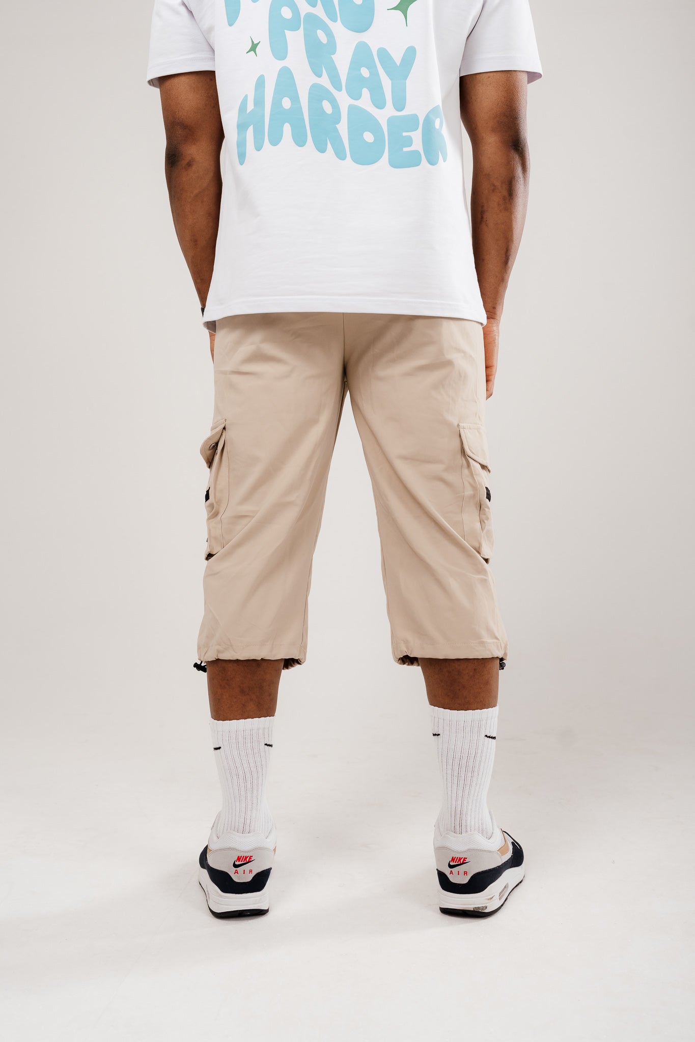 34ERS® Elites - Hellgraue Cargo-Dreiviertelhose