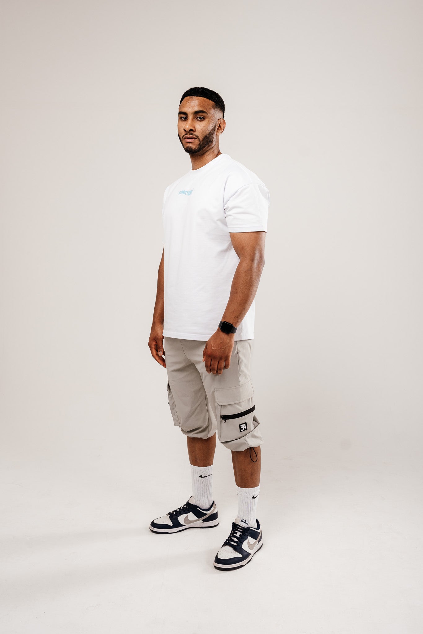 34ERS® Luxe Cargos – Light Grey Edition