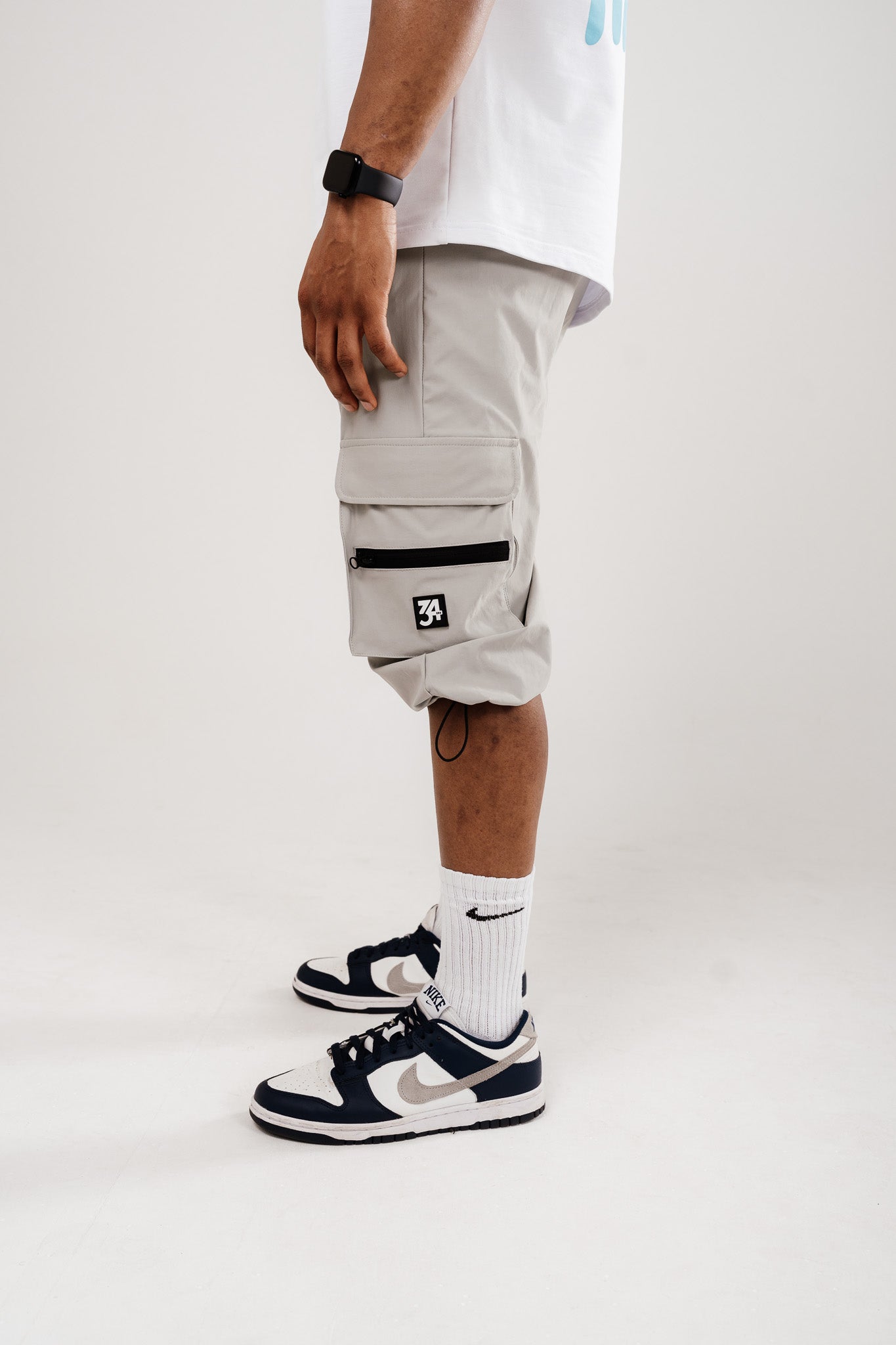 34ERS® Luxe Cargos – Light Grey Edition