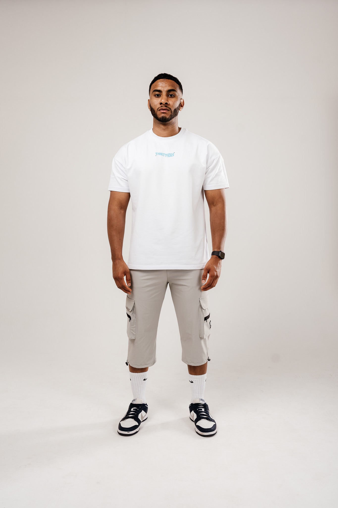 34ERS® Luxe Cargos – Light Grey Edition
