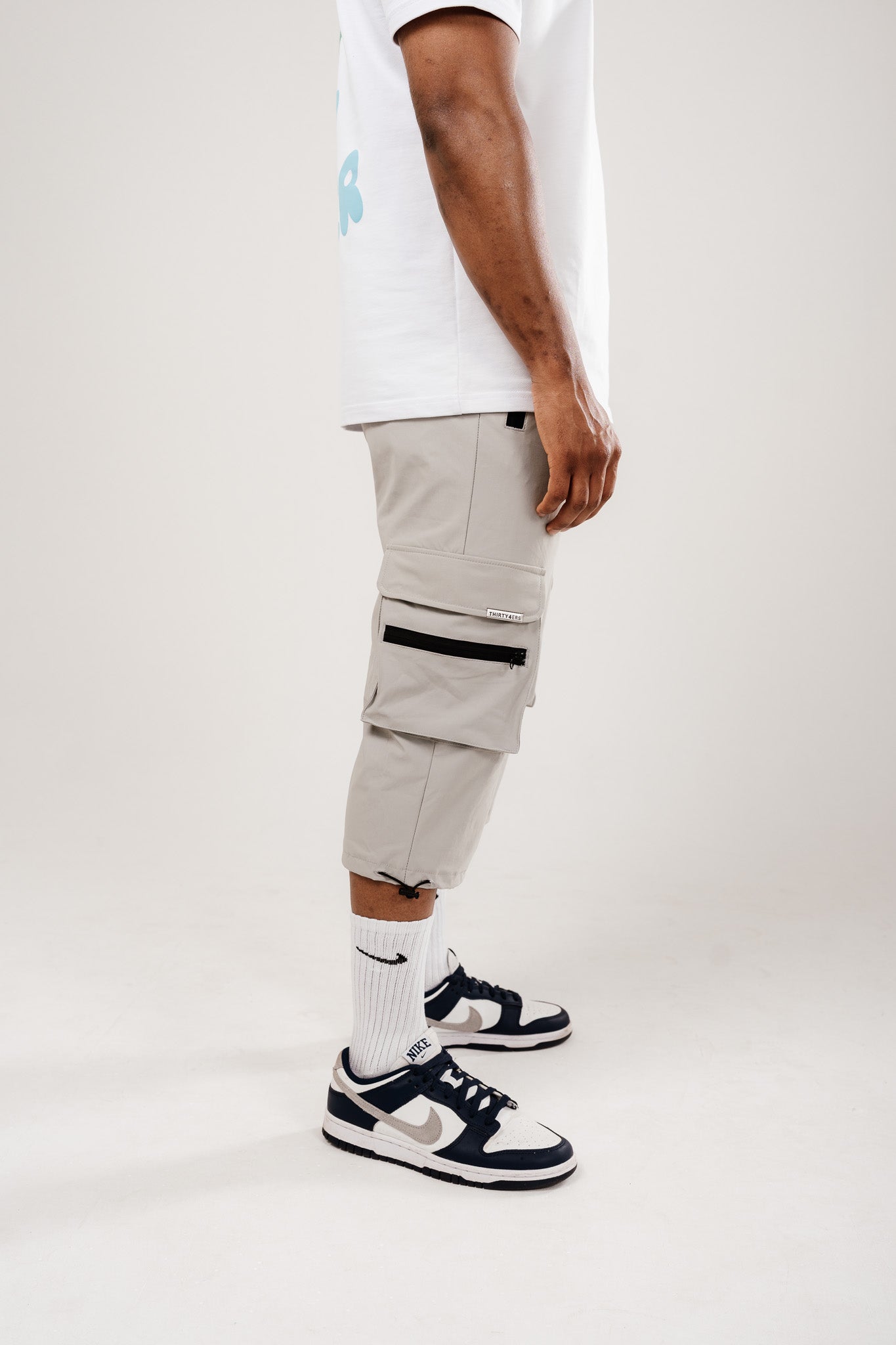 34ERS® Luxe Cargos – Light Grey Edition