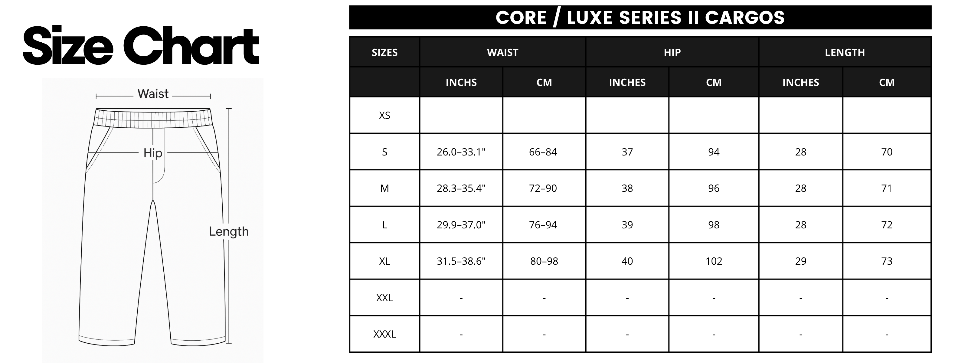 34ERS® Luxe Series II Cargos – Light Grey Edition
