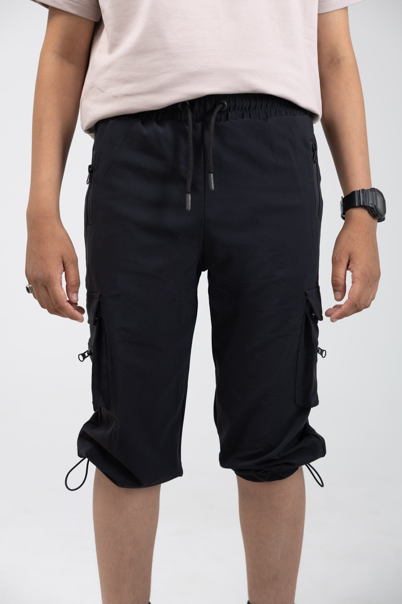 Kids 34ERS® Luxe Cargos – Black Edition