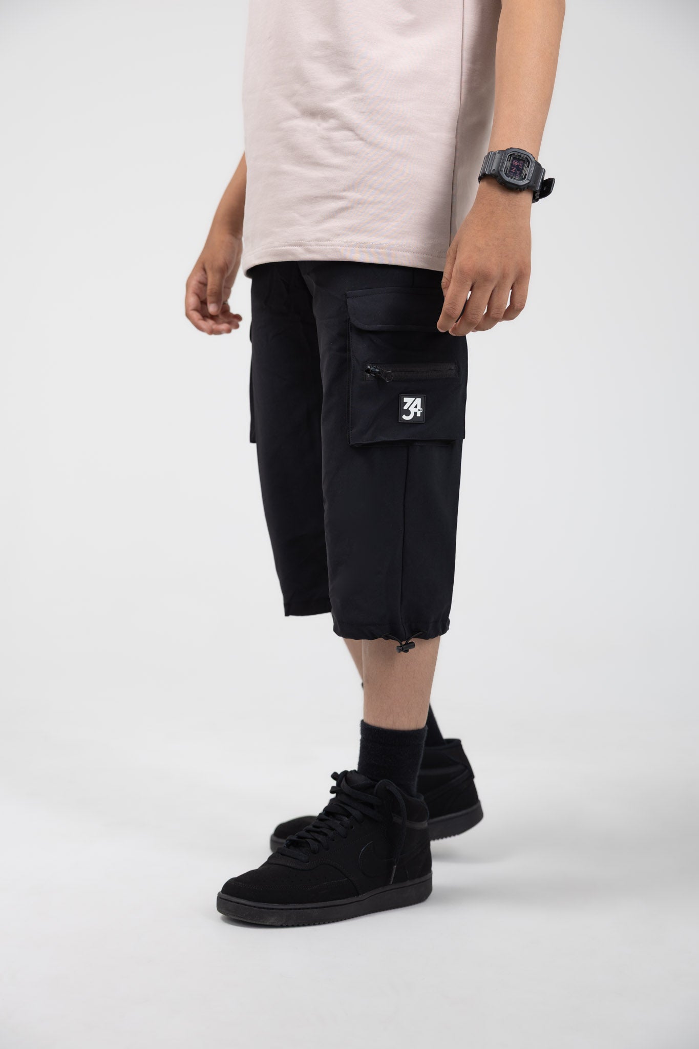 Kids 34ERS® Luxe Cargos – Black Edition