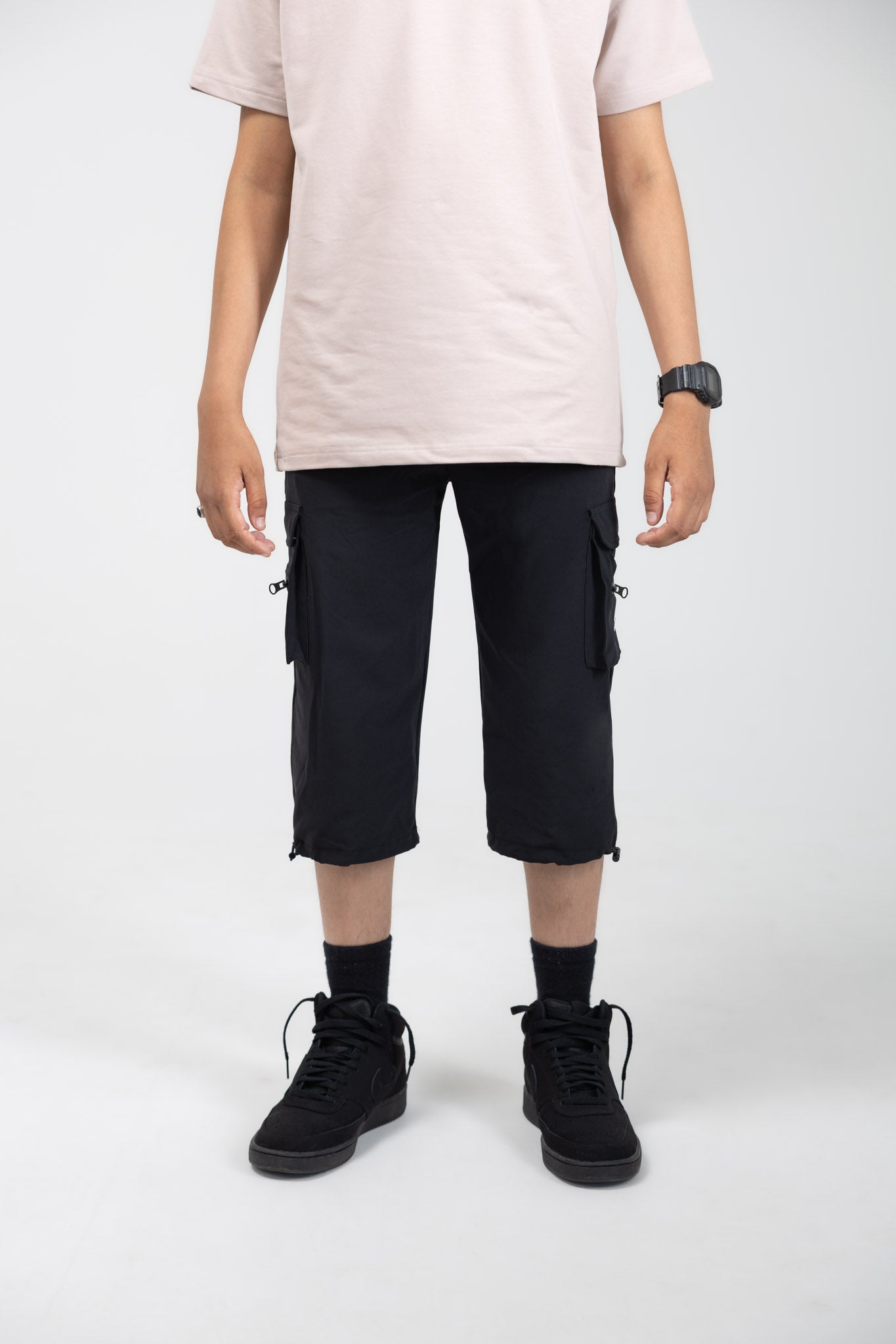 Kids 34ERS® Luxe Cargos – Black Edition