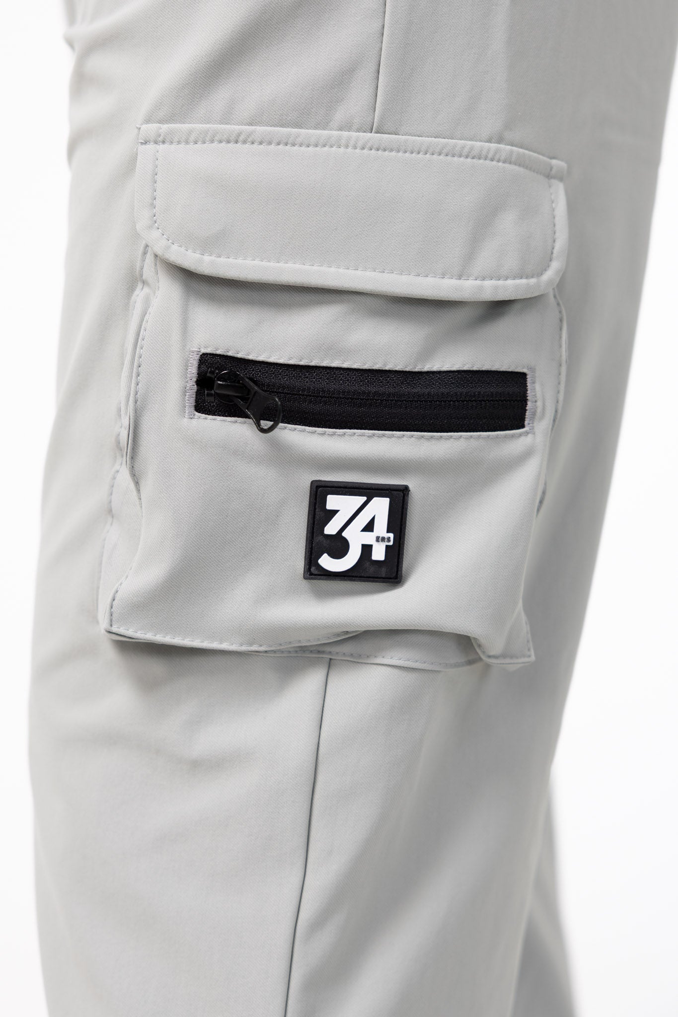 Kids 34ERS® Luxe Cargos – Light Grey Edition