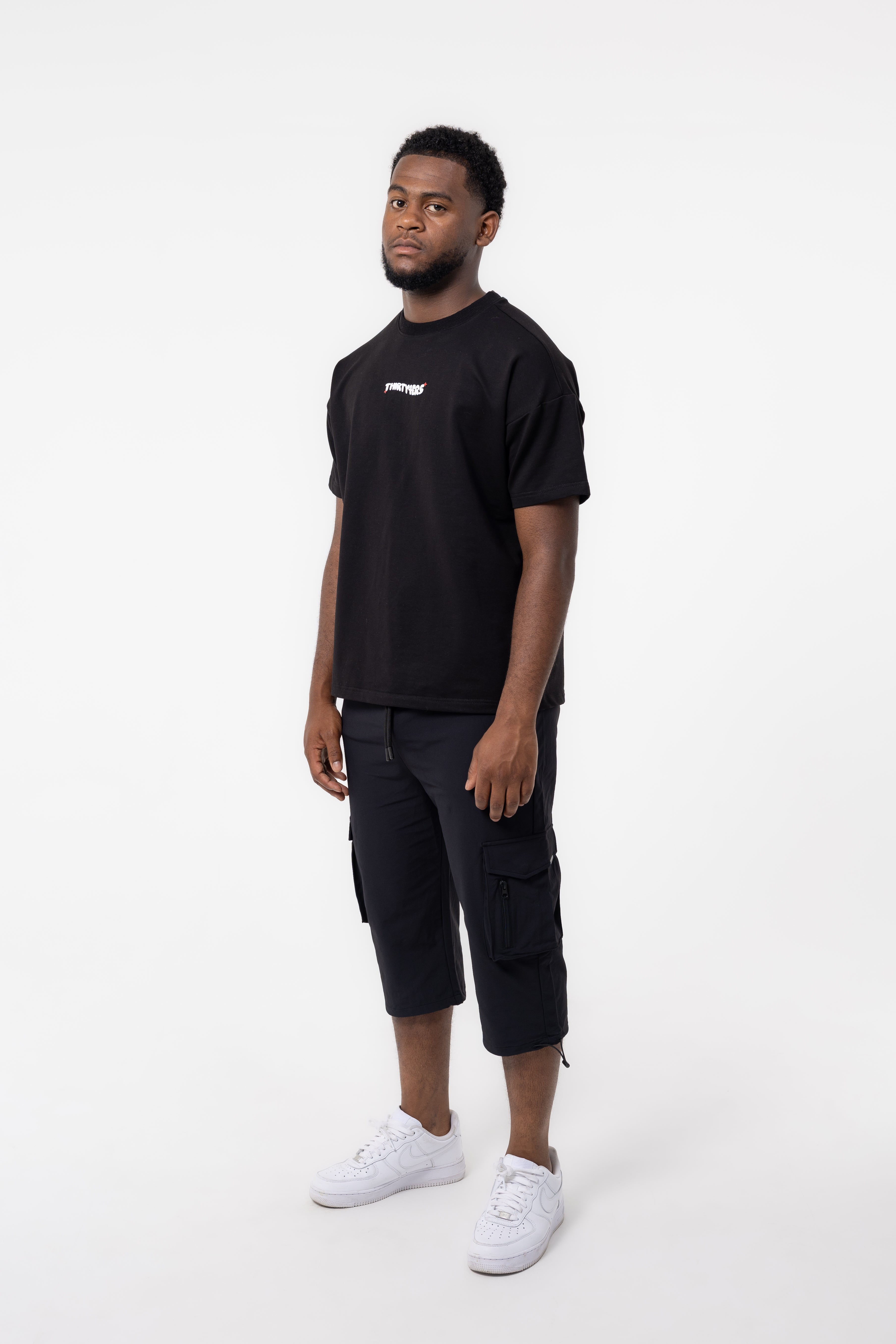 34ERS® Elites - Hellgraue Cargo-Dreiviertelhose