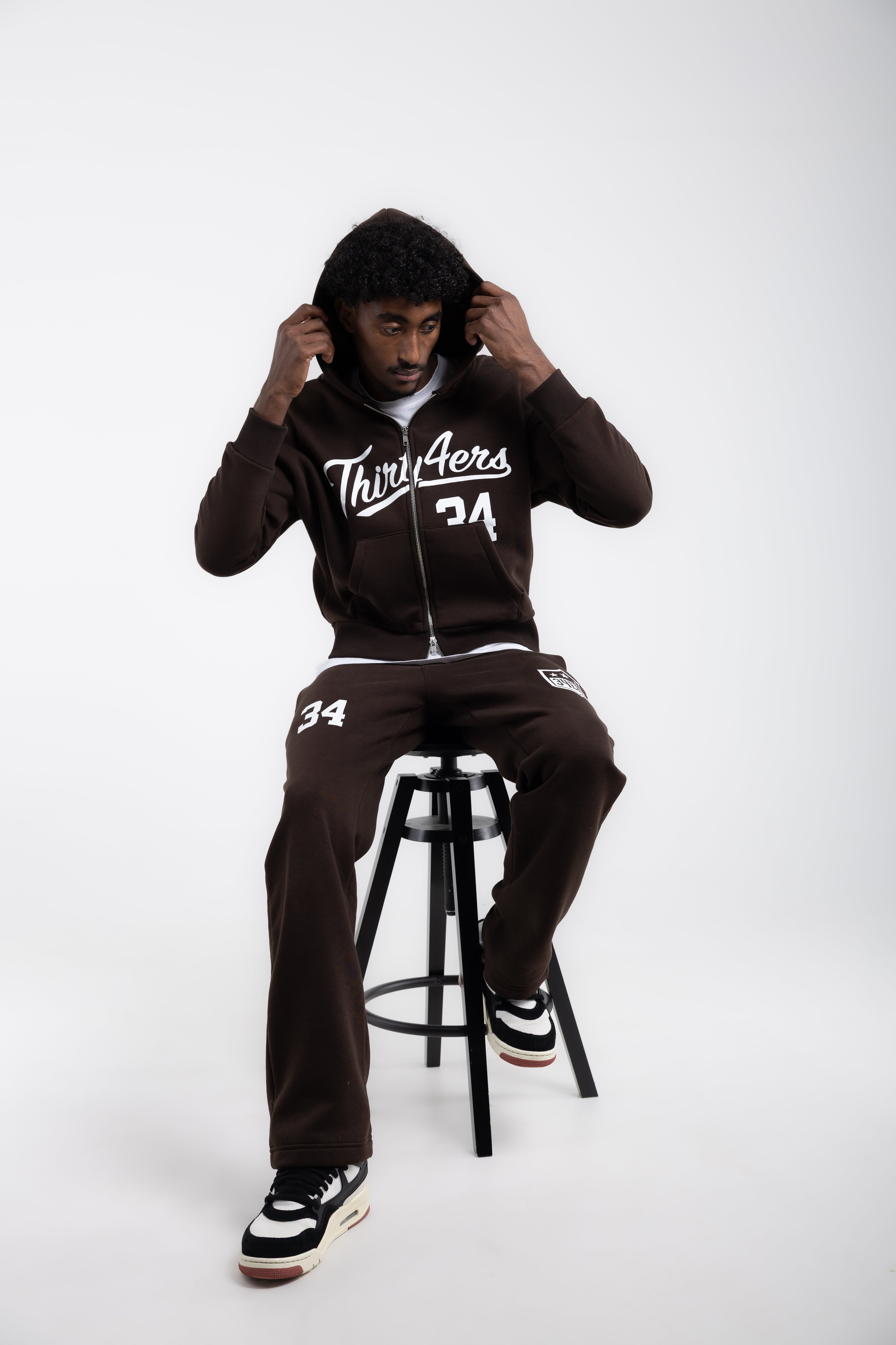 Sweats à capuche de luxe 34ERS® - Noir