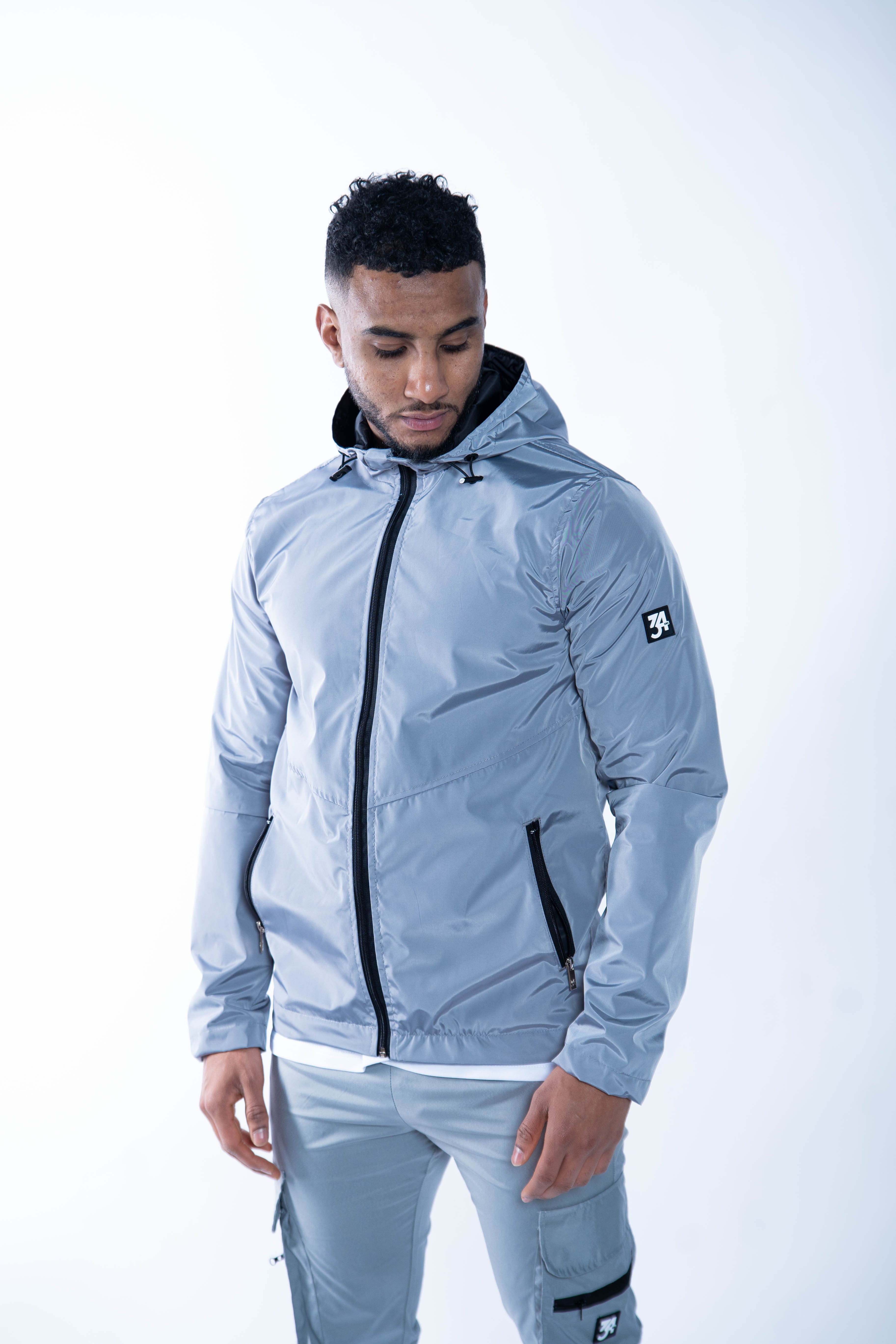 Stealth Windbreaker Jacket - Ice Grey