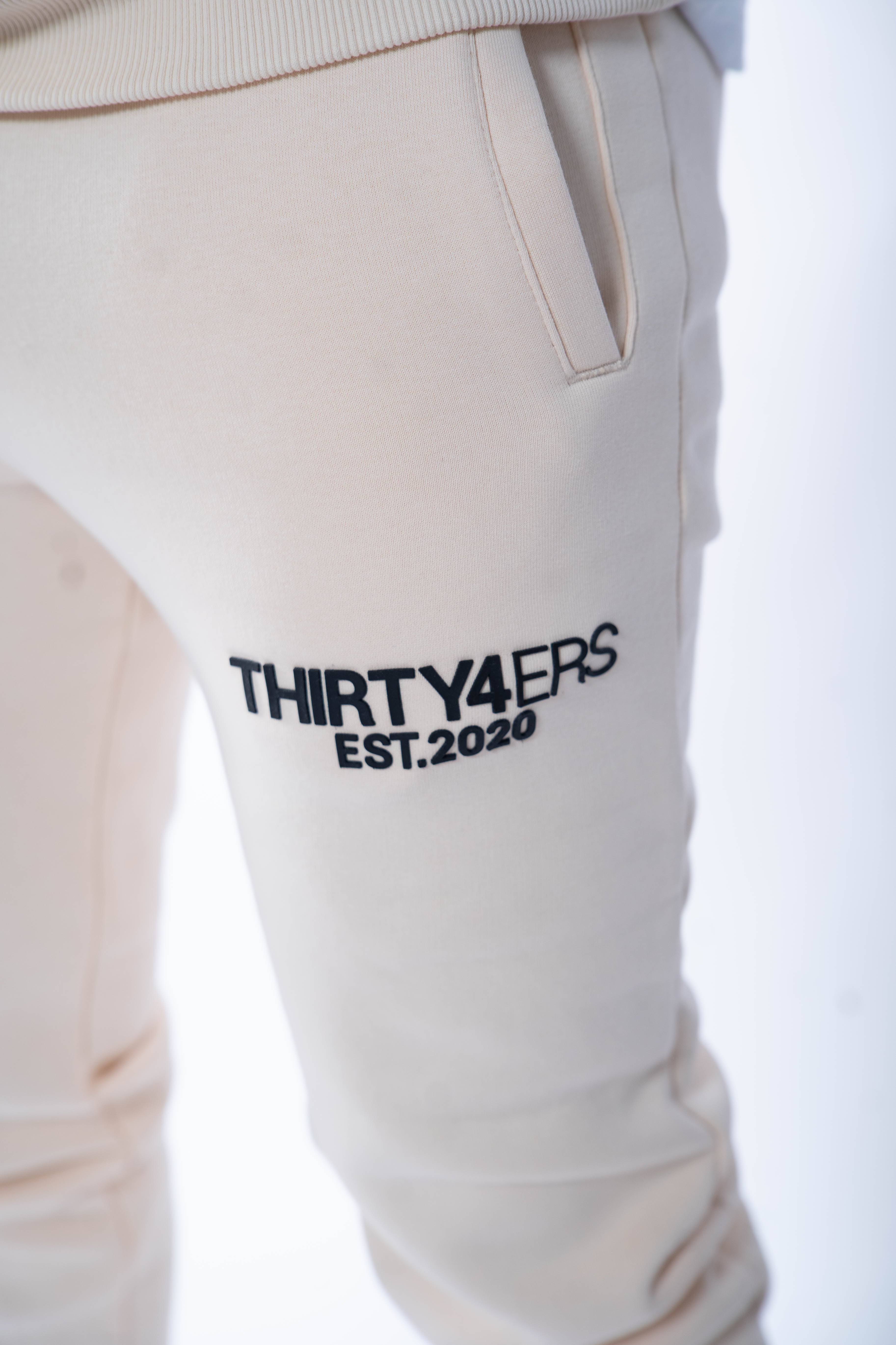 Pantalones Jogger 34ERS® Luxe – Crema