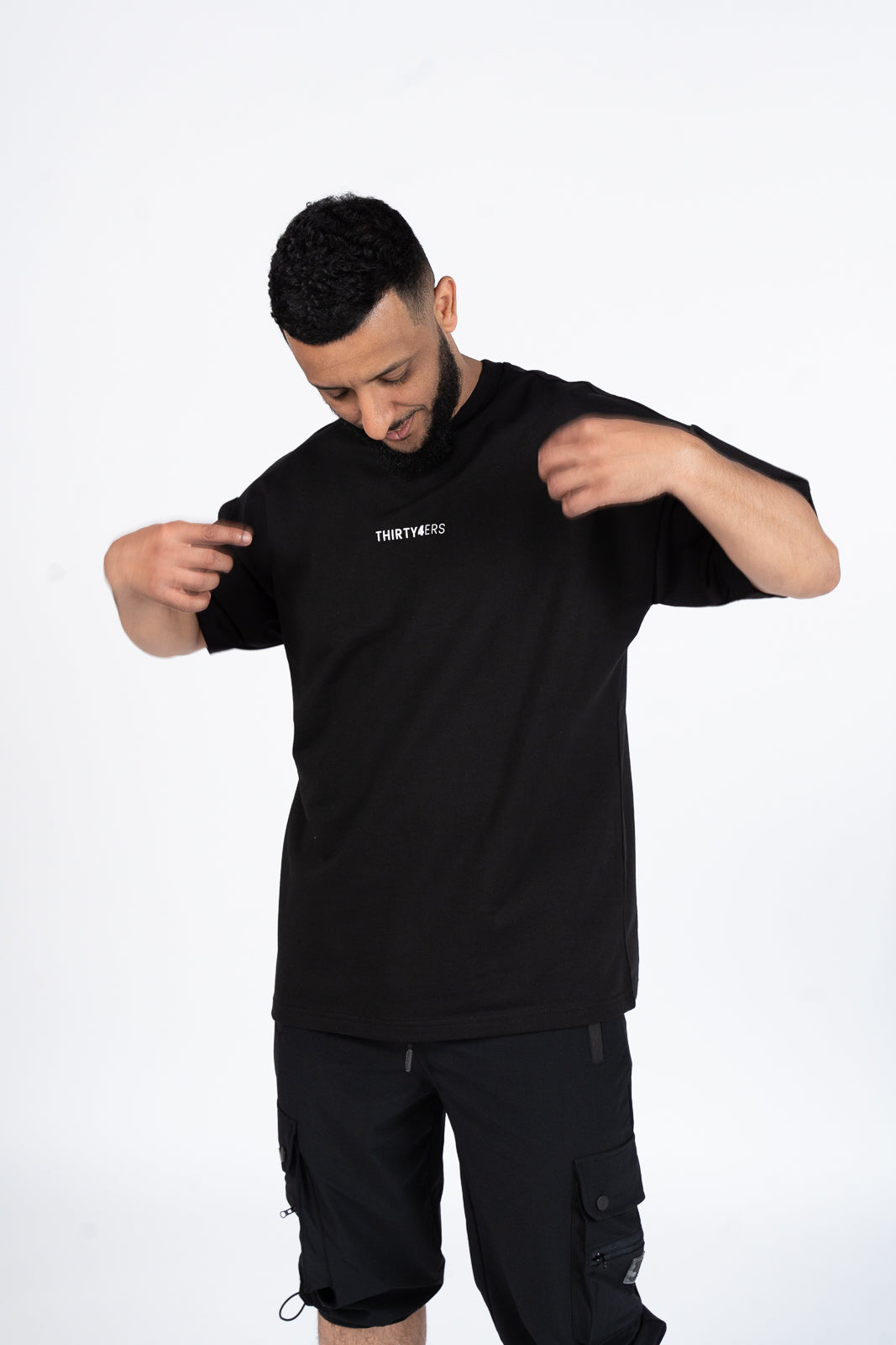 34ERS® Oversized World Tees - BLACK