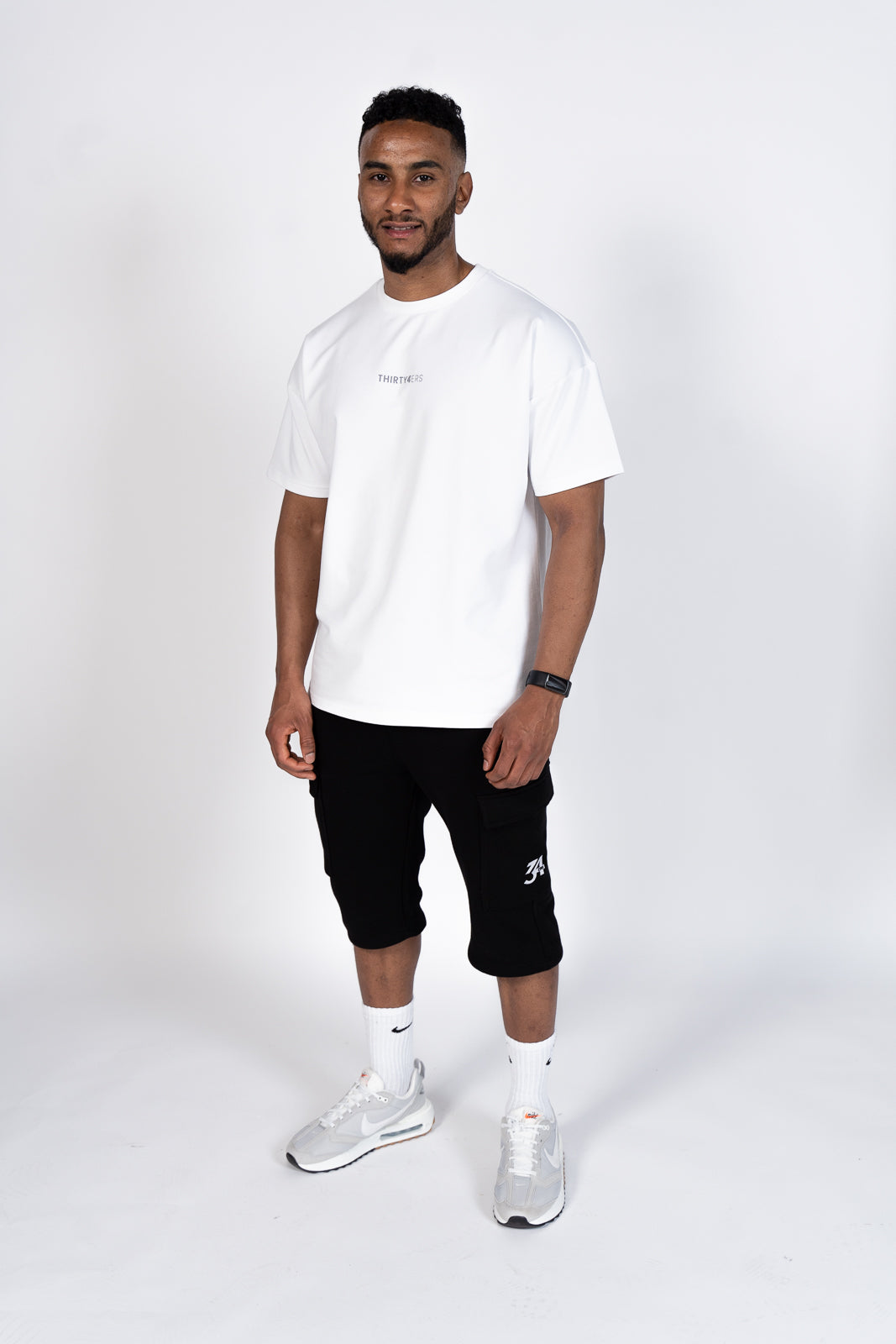 34ERS® Oversized World T-shirt – Wit