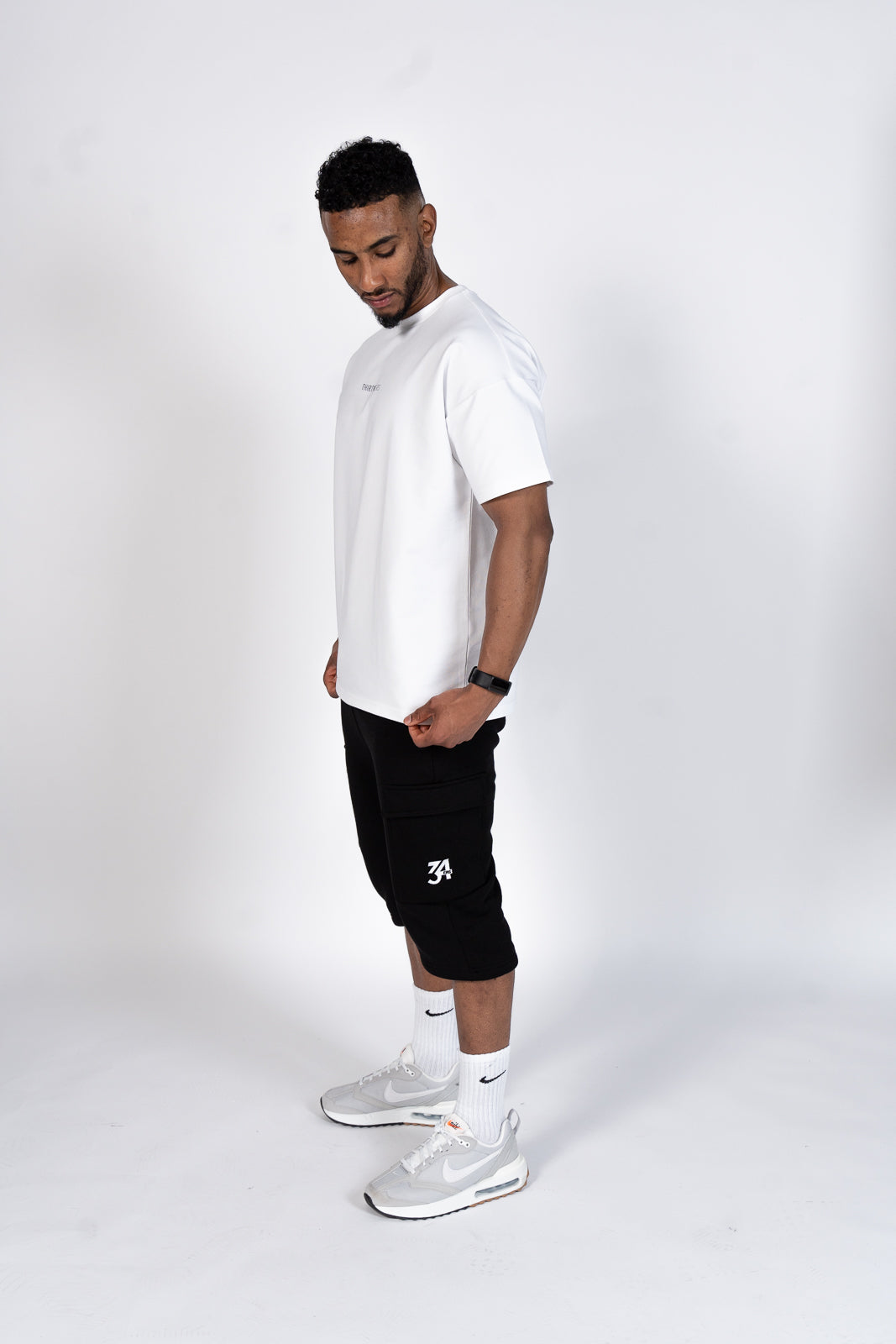 34ERS® Oversized World T-shirt – Wit