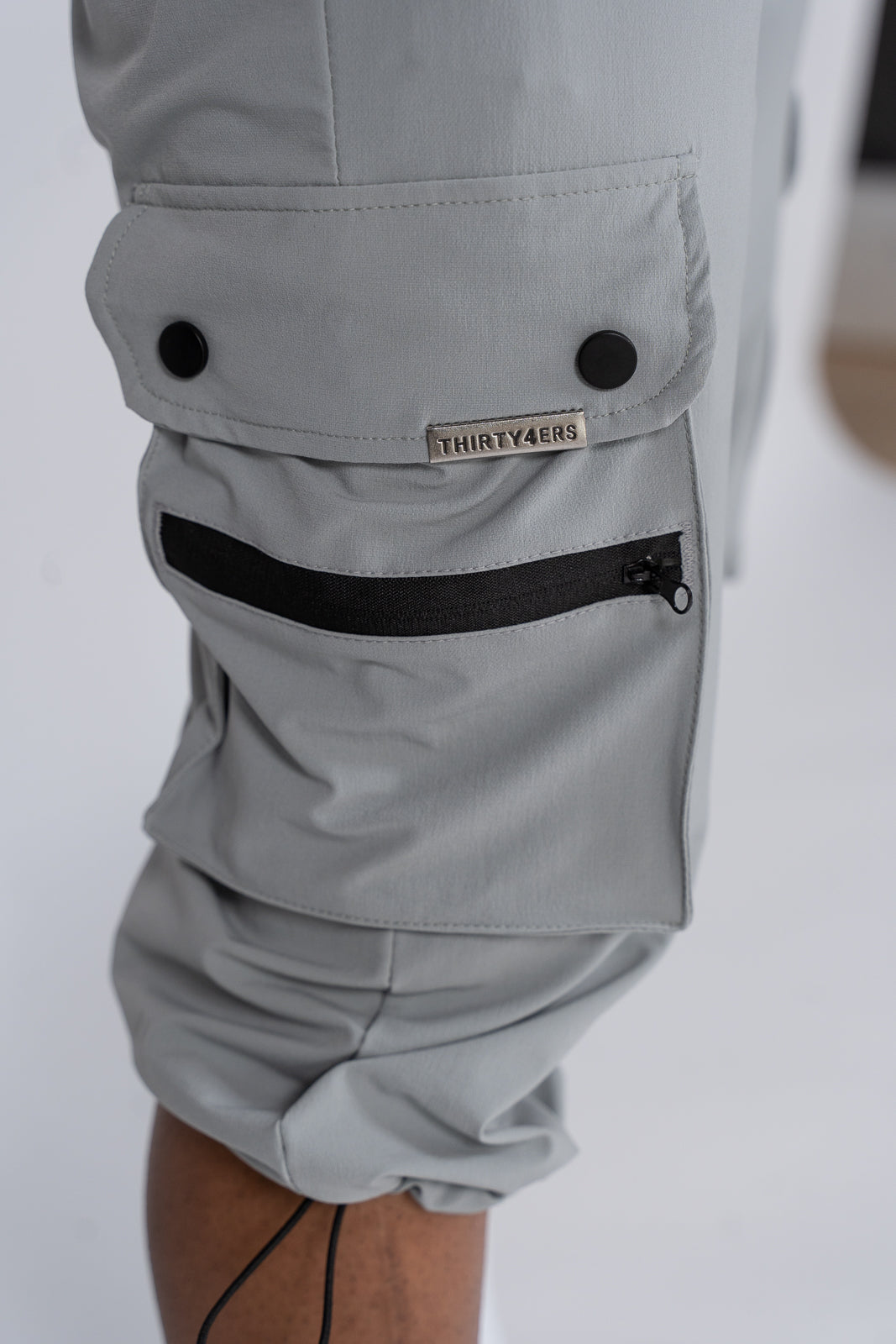 34ERS® Elites - Light Grey Cargo Three Quarters