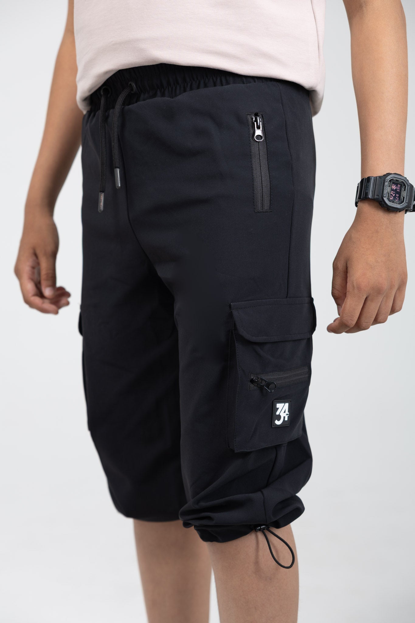 Kids 34ERS® Luxe Cargos – Black Edition