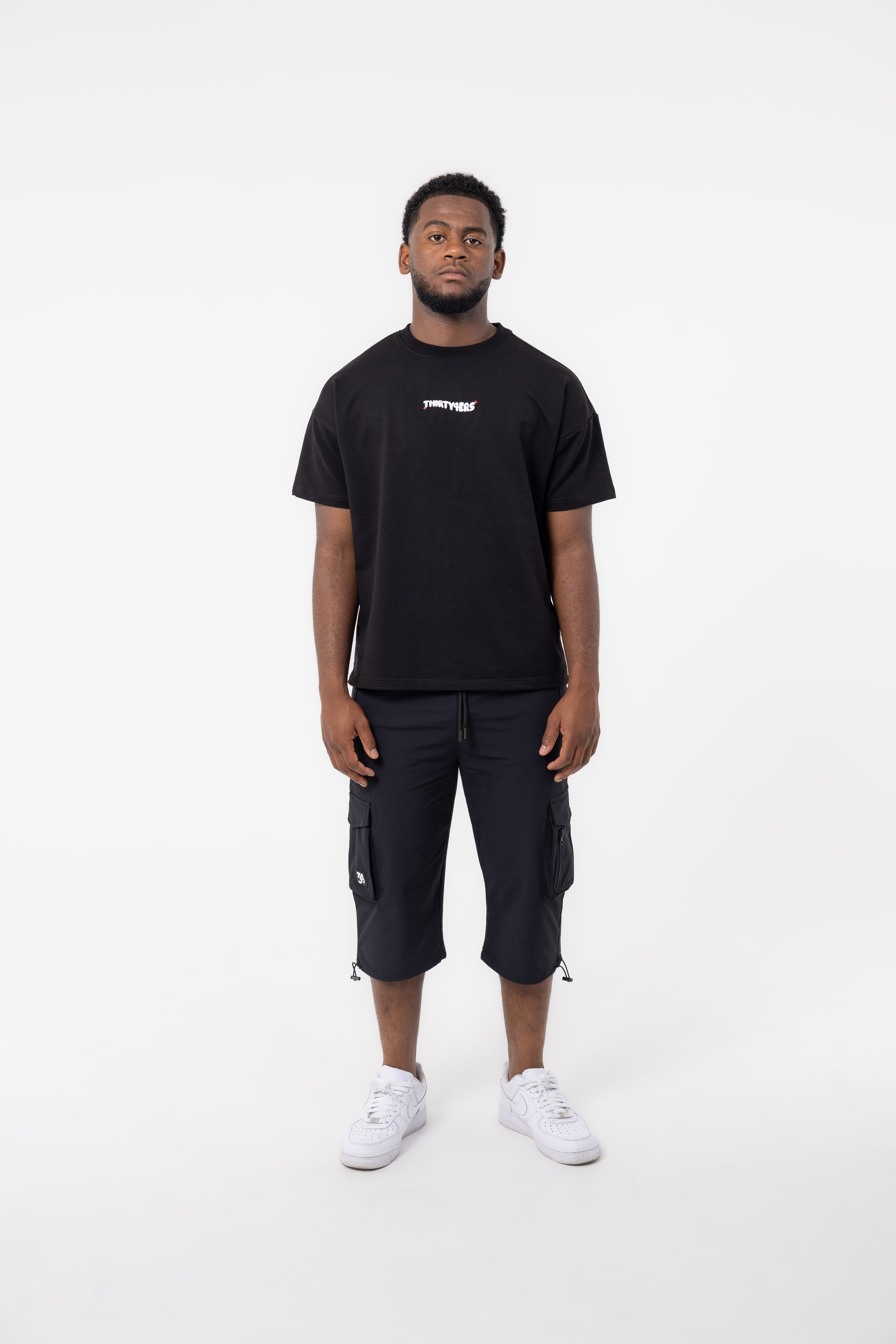 34ERS® Elites - Hellgraue Cargo-Dreiviertelhose