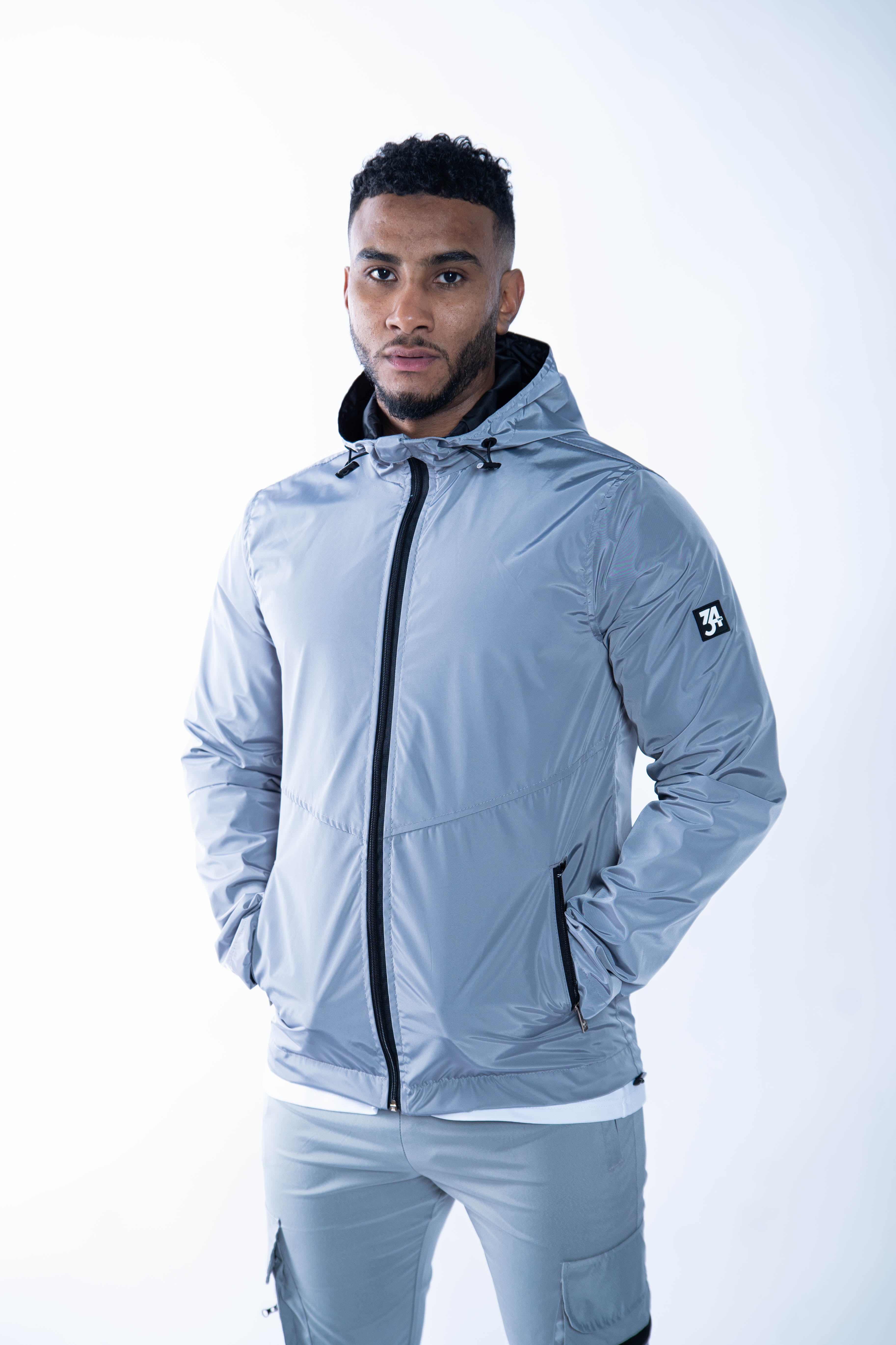 Veste coupe-vent Stealth - Gris glacier