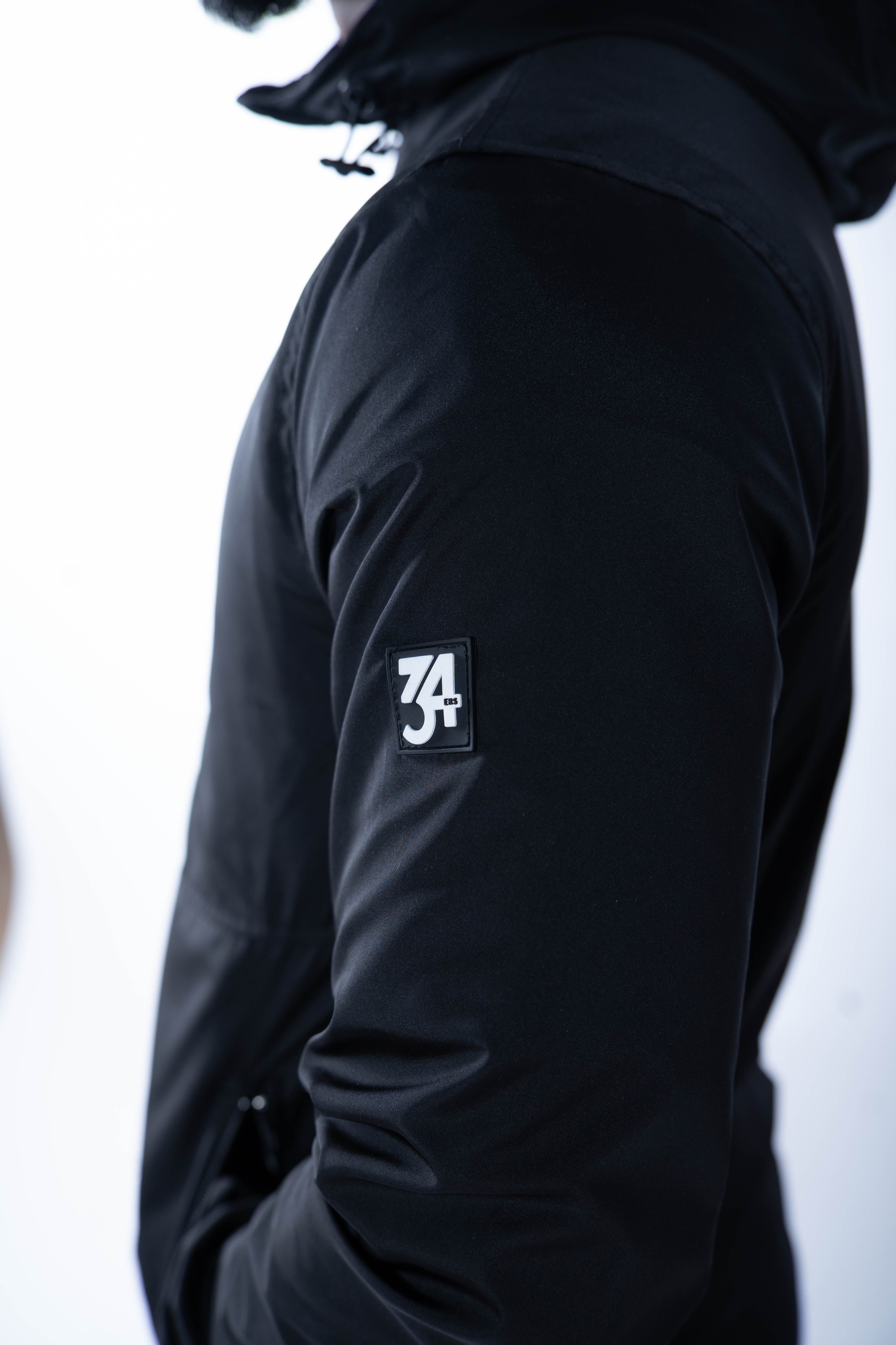 Stealth Windbreaker Jacket - Black