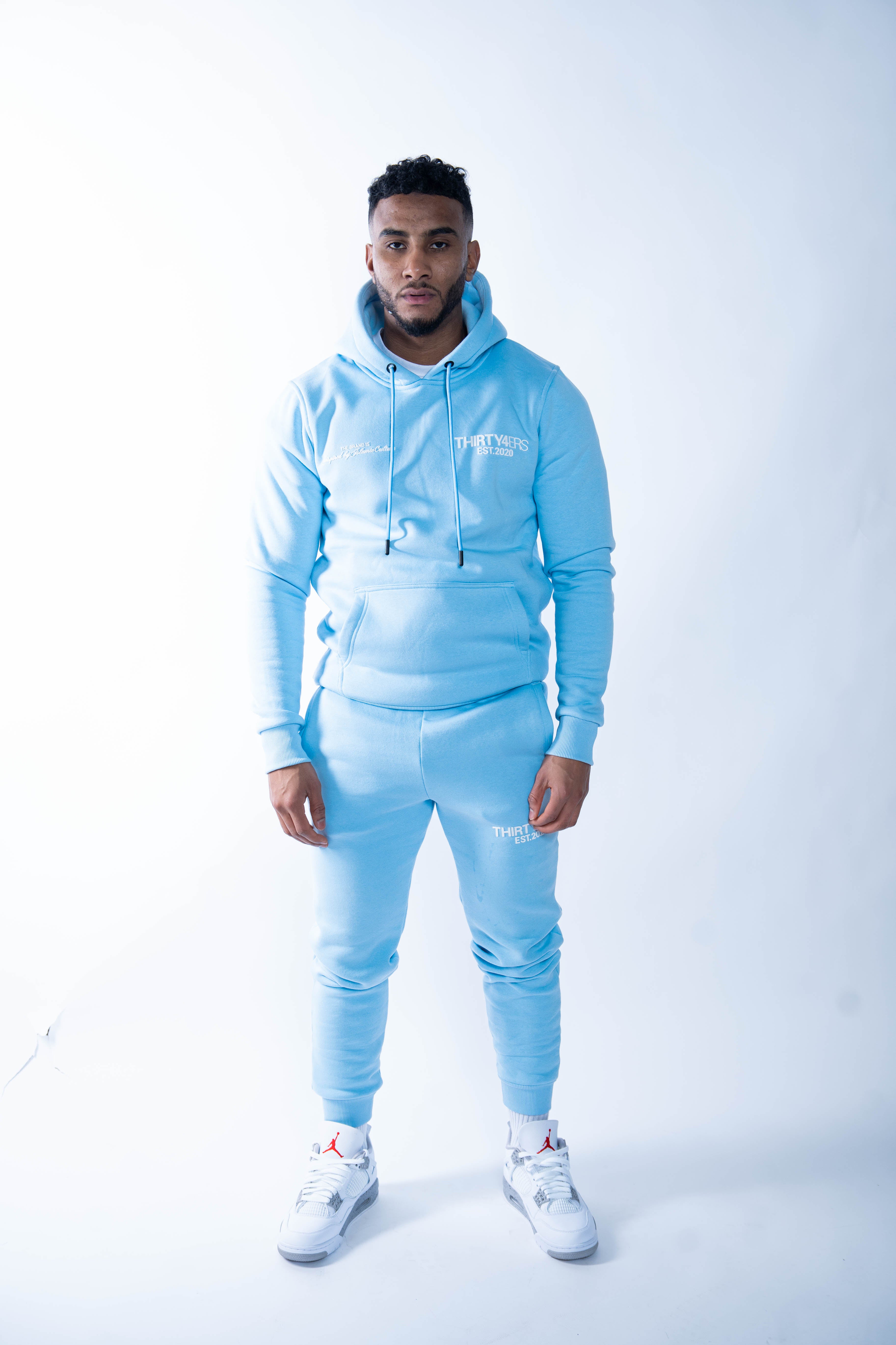 34ERS® Luxe Hoodies - Powder Blue