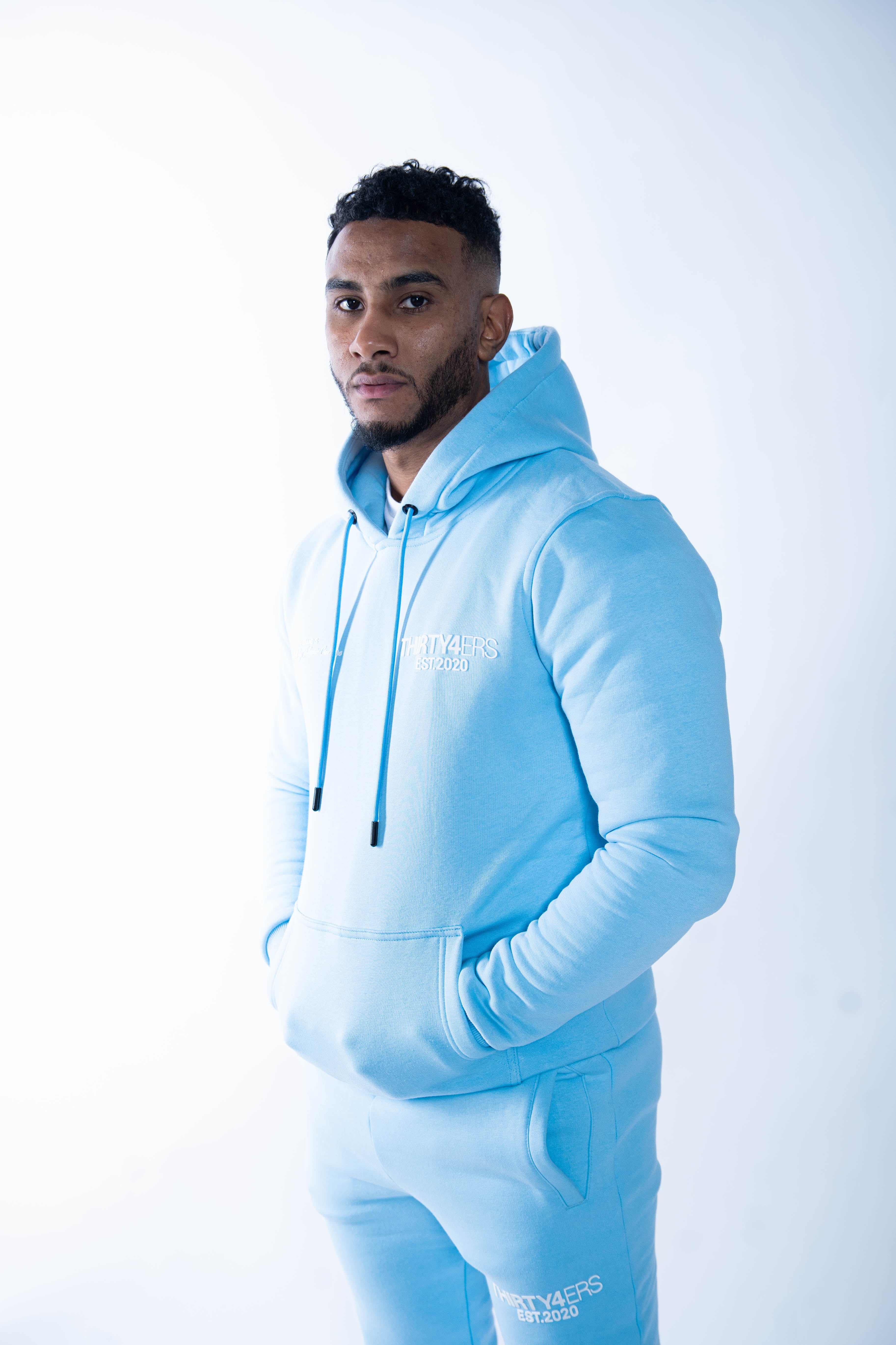 34ERS® Luxe Hoodies - Powder Blue