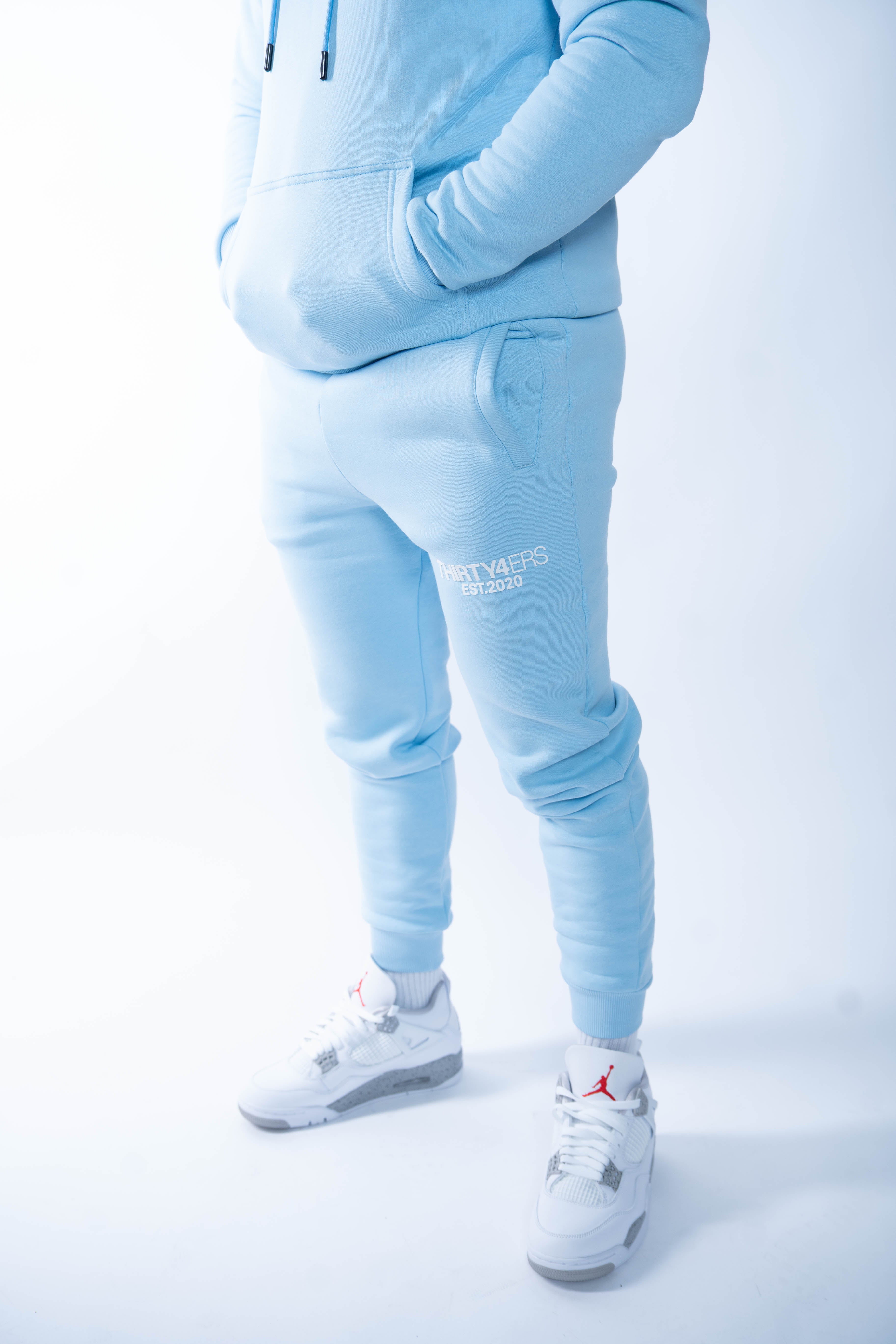 Pantalon de jogging 34ERS® Luxe - Bleu poudre