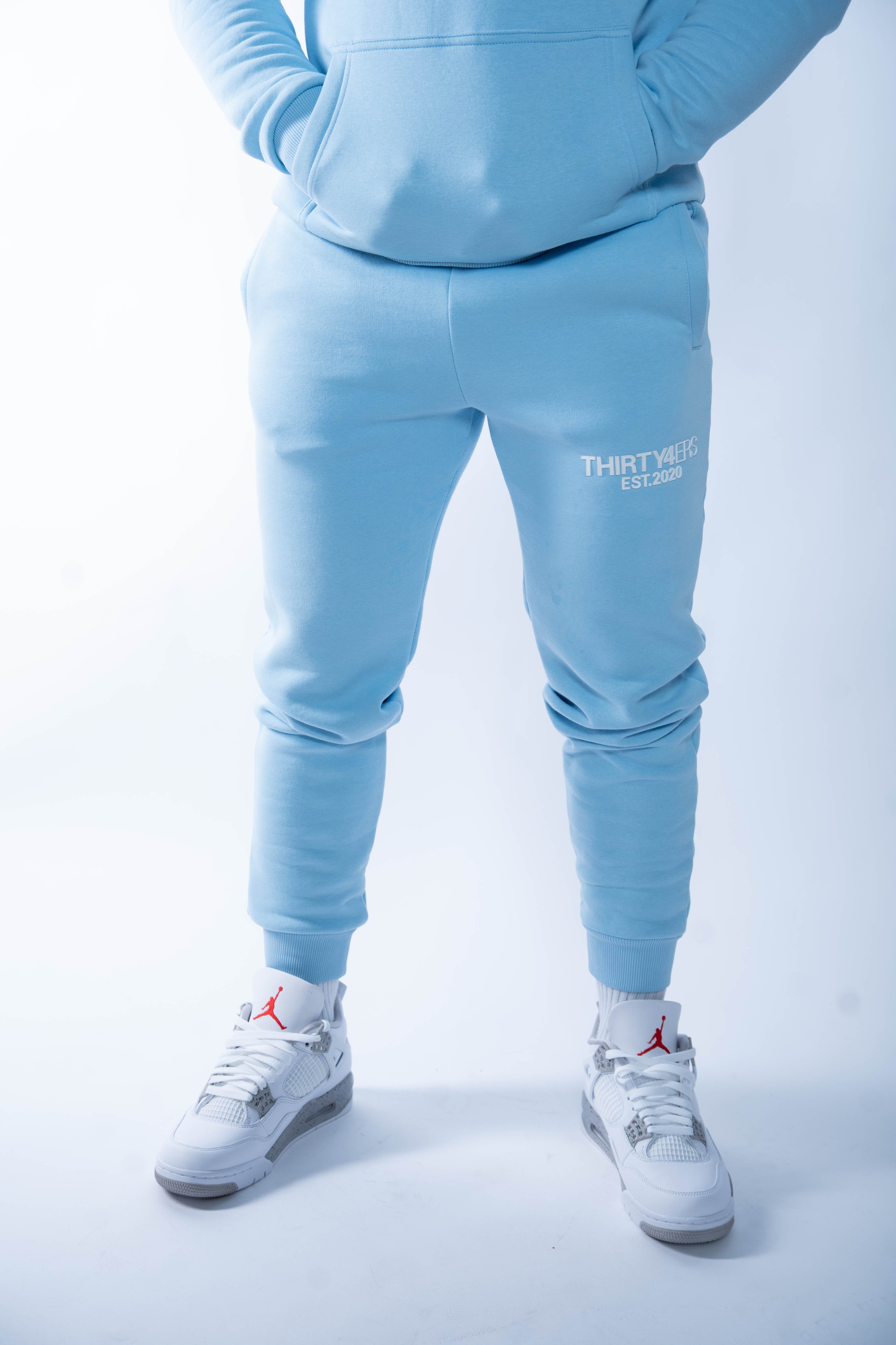 Pantalon de jogging 34ERS® Luxe - Bleu poudre