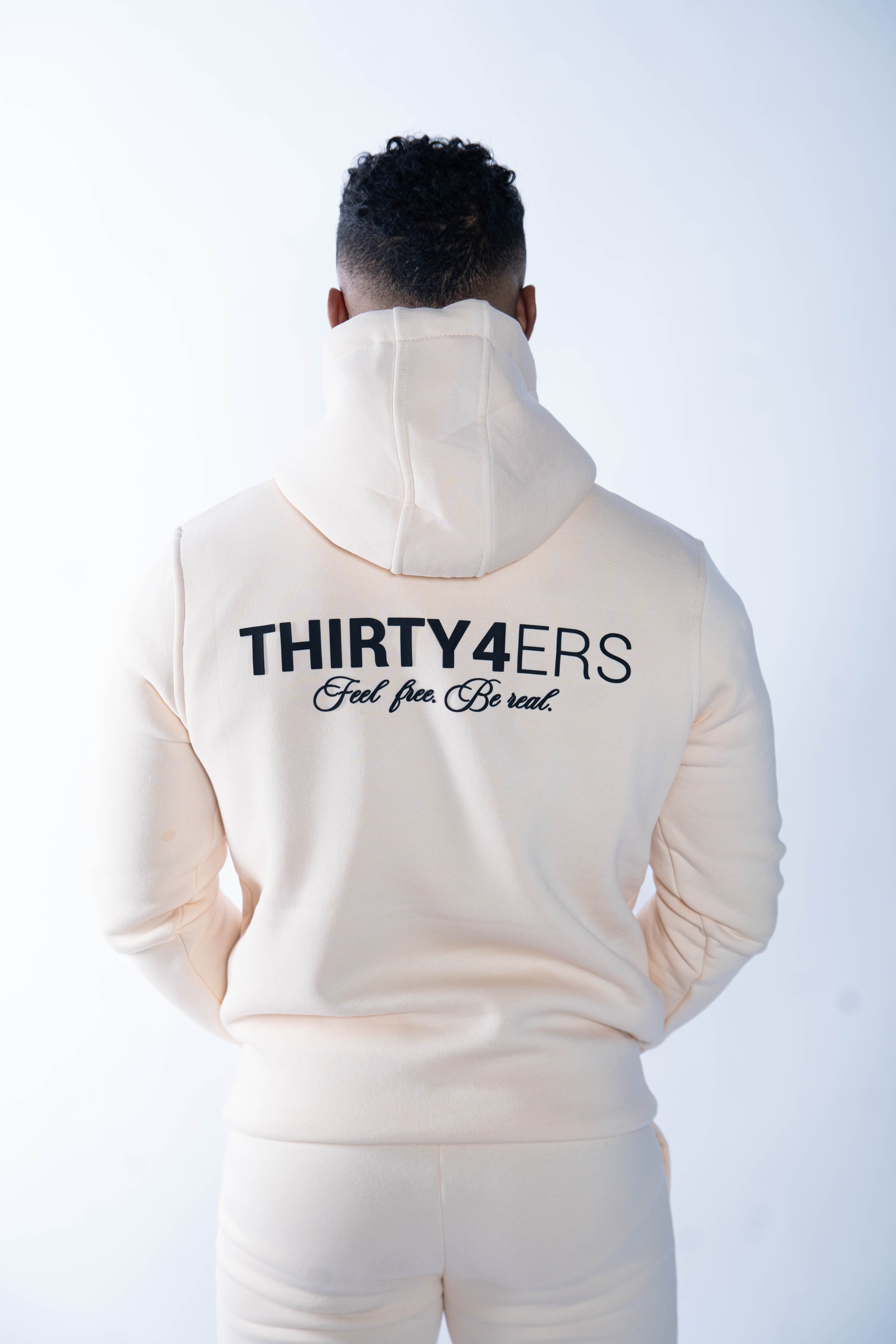 Sweats à capuche de luxe 34ERS® - Crème