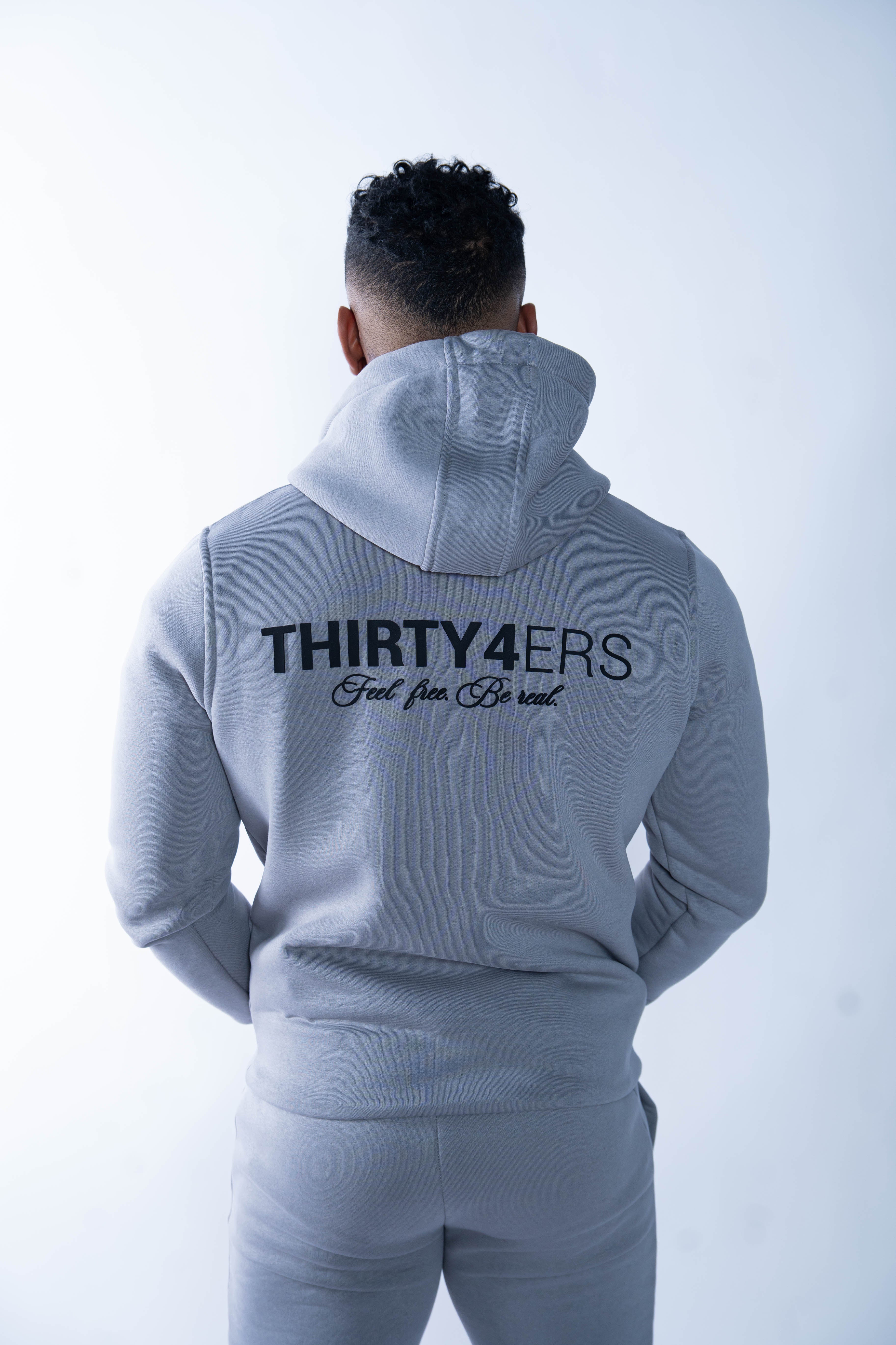 Sweats à capuche de luxe 34ERS® - Gris
