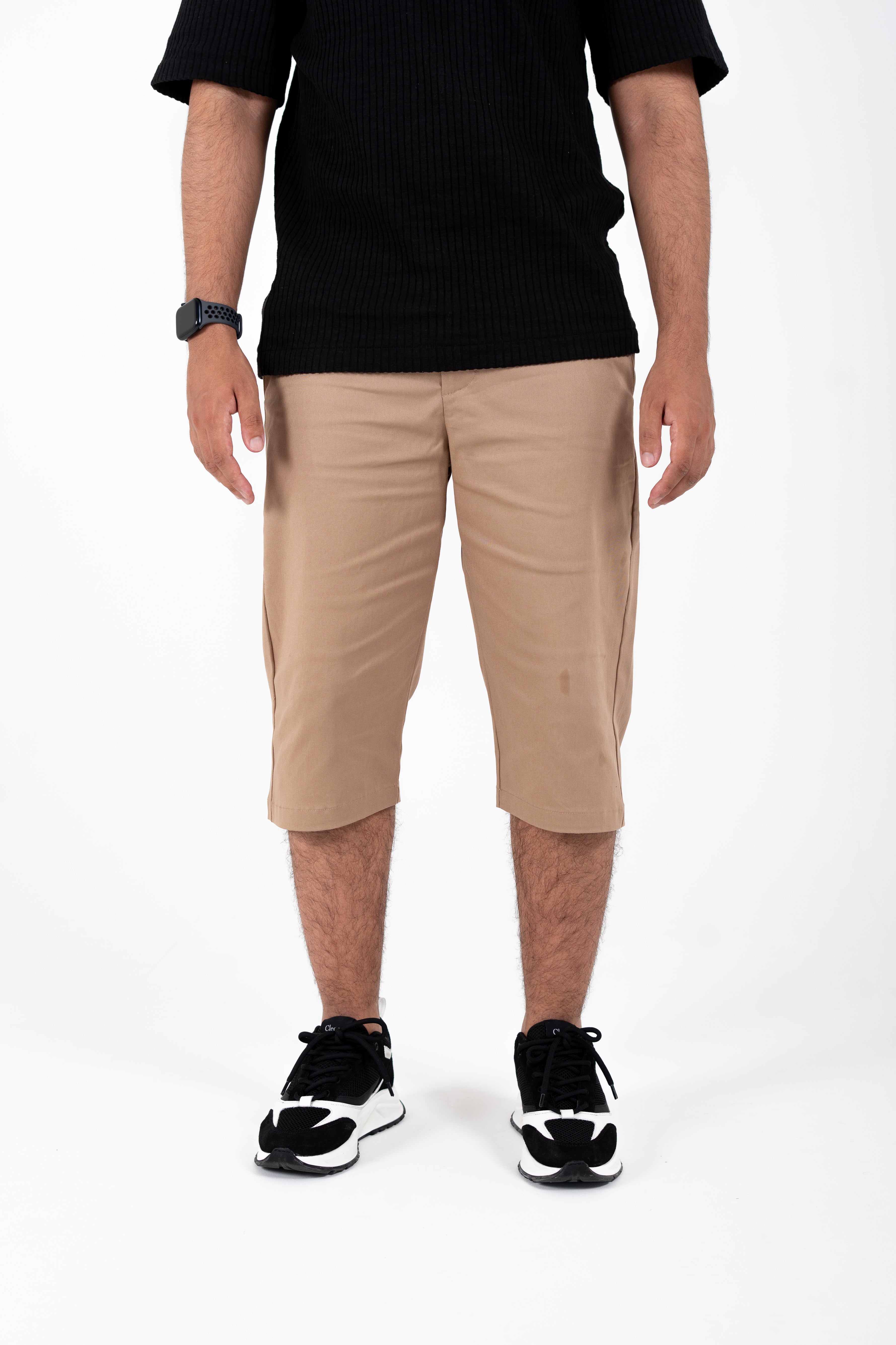 Side view of 34ERS® Chino Riviera Shorts showing clean silhouette and length

