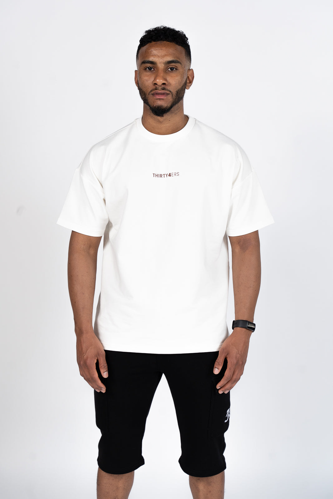 T-shirts surdimensionnés 34ERS® World - BLANC CASSÉ