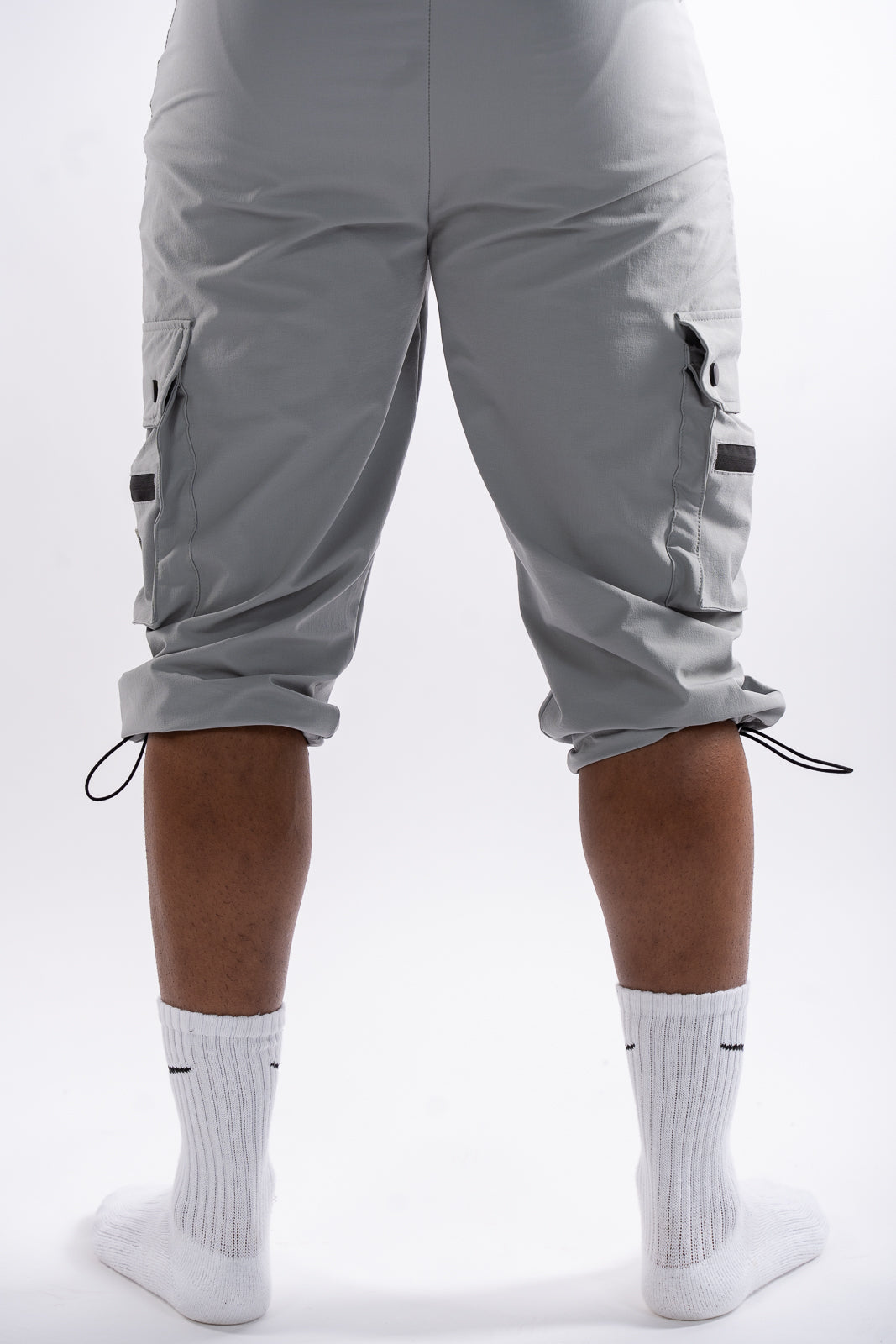 34ERS® Elites - Pantalon cargo trois quarts gris clair