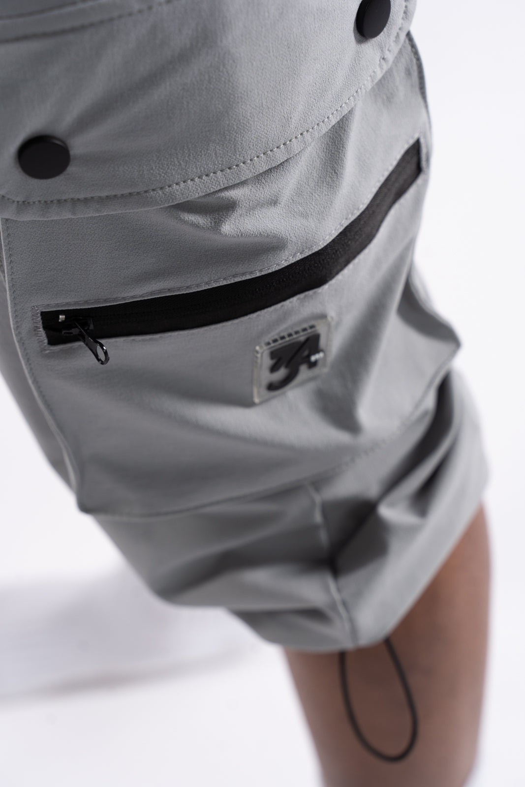 34ERS® Elites - Pantalon cargo trois quarts gris clair