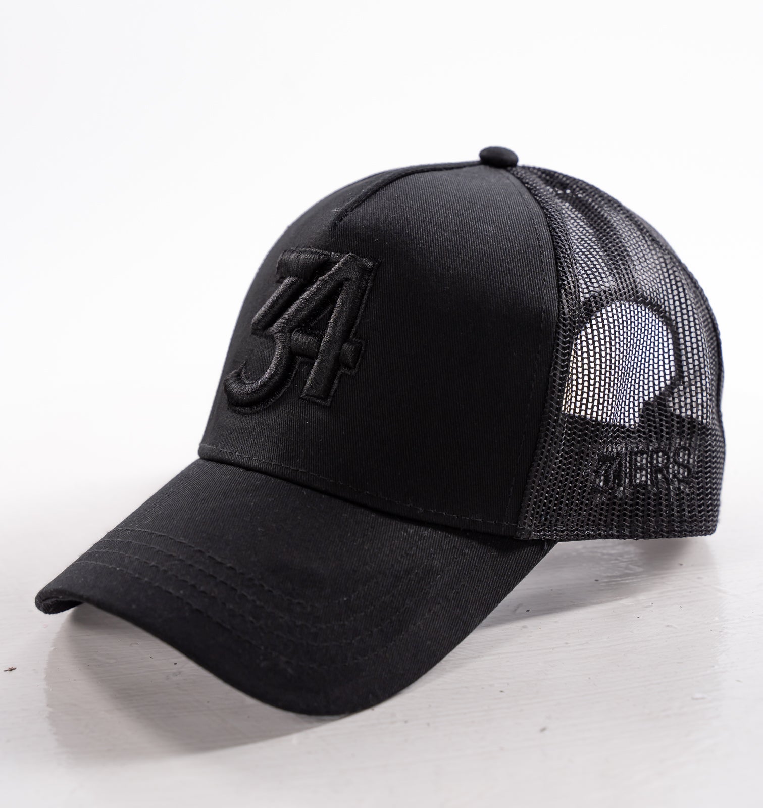 Casquette de camionneur 34ERS® Team Truckers Triple Black Mesh