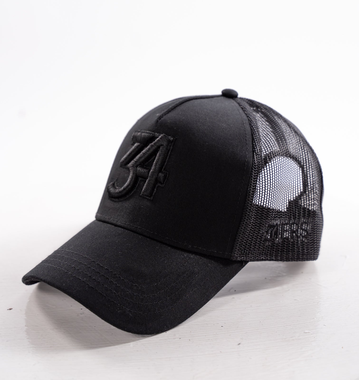 Casquette de camionneur 34ERS® Team Truckers Triple Black Mesh