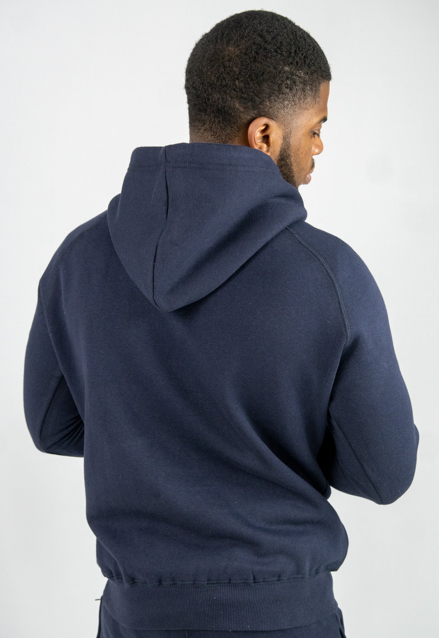 34ERS® Navy 3D Muscle Fit Hoodie